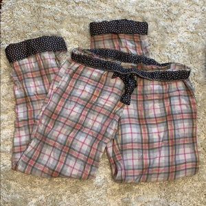 AERIE plaid PJ pants 🌸